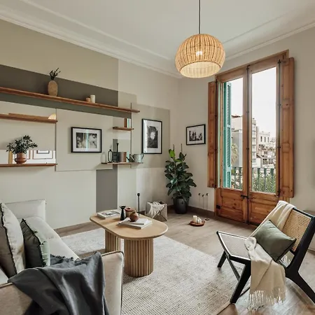 아파트 Walla - 3 Bedrooms And Balcony In Eixample Dreta 바르셀로나